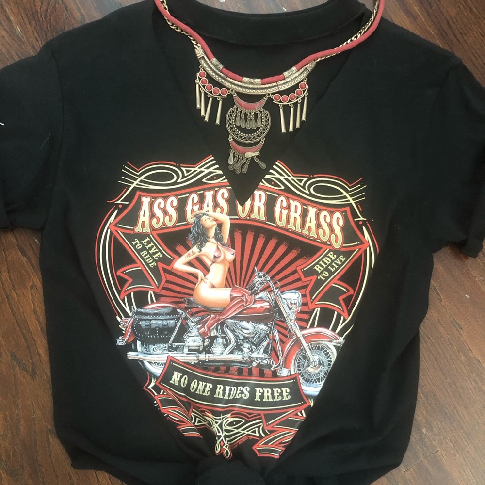 Biker babe shirt